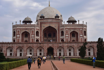 Humayun's Tomb is one of the most magnificent tombs built in Old Delhi during the Mughal rule and is an excellent example of Persian architecture, Delhi, India © sing