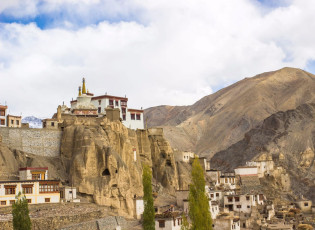 The Lamayuru Monastery is one of the oldest and most significant monasteries in Ladakh, situated in Lamayouro at a high altitude of 3,511 metres above sea level, India © TNPHotographer