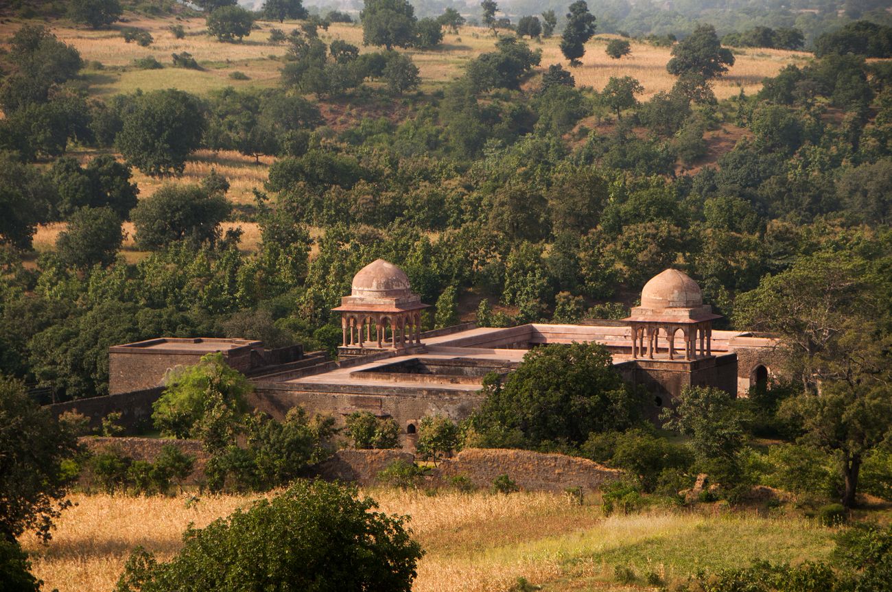 Baz Bahadur Palace, one of Mandu’s major tourist attractions and destinations, INDIA 