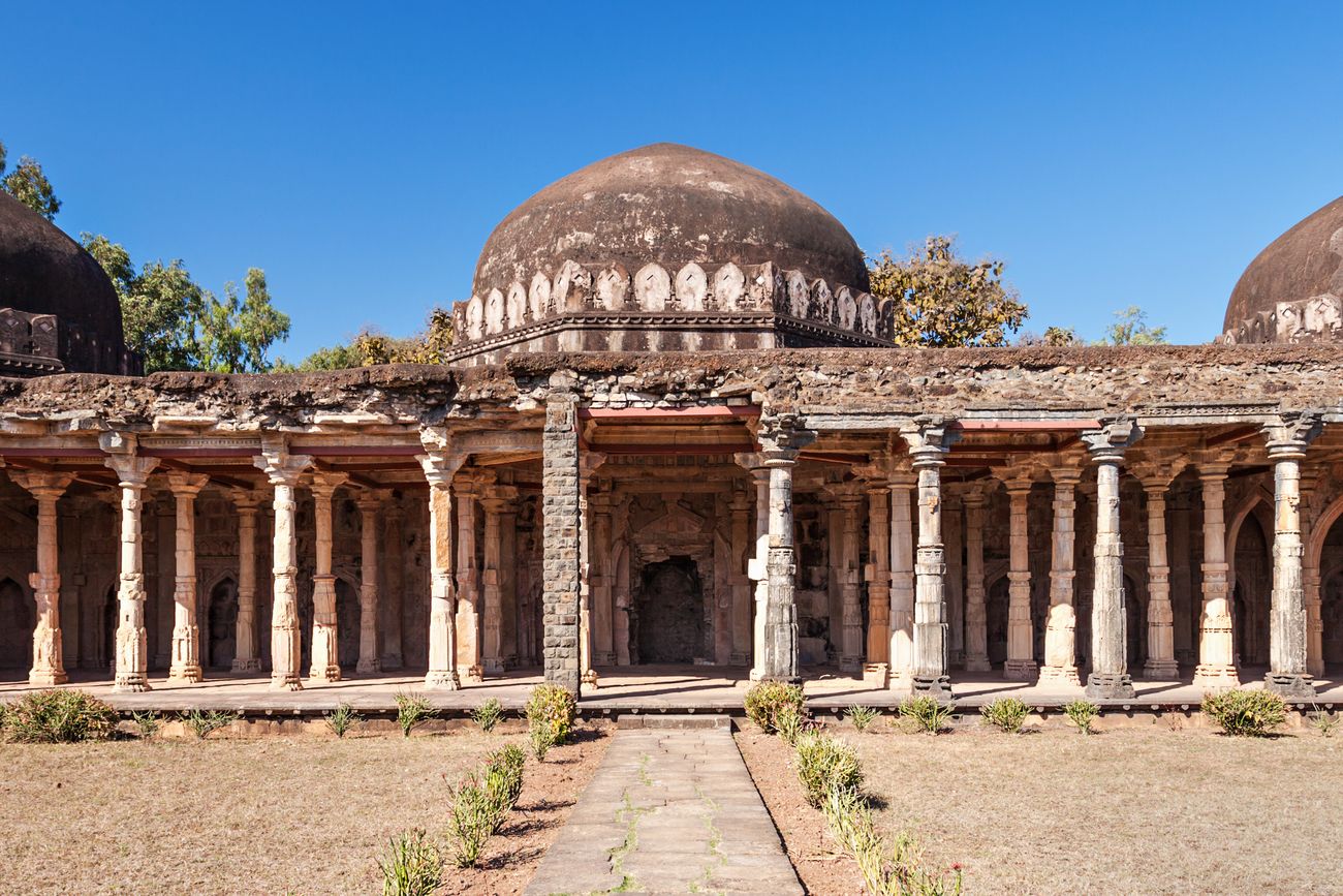 Ancient Mosque in Mandu, Madhya Pradesh, India