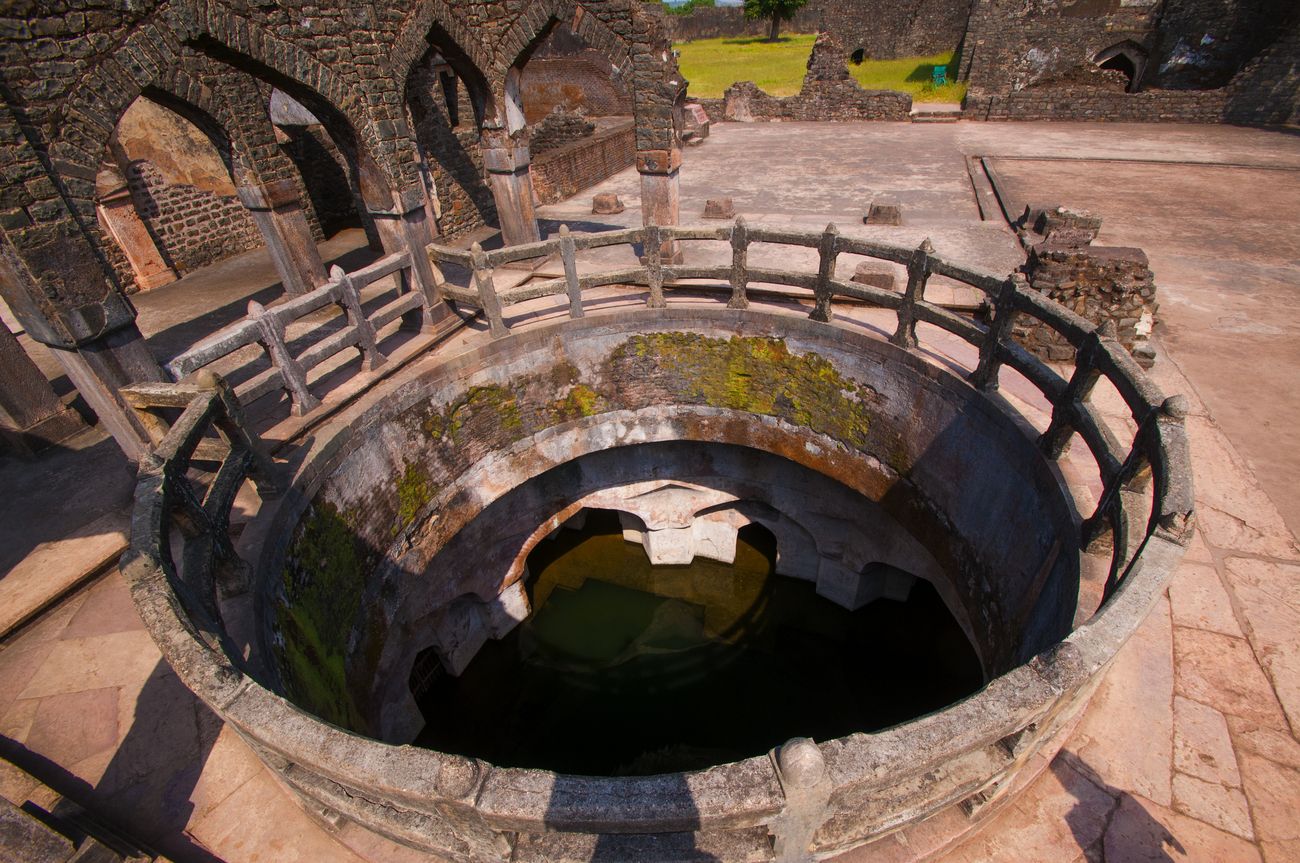 Remnants of Afghan architecture in Mandu, destroyed old city of Madhya Pradesh