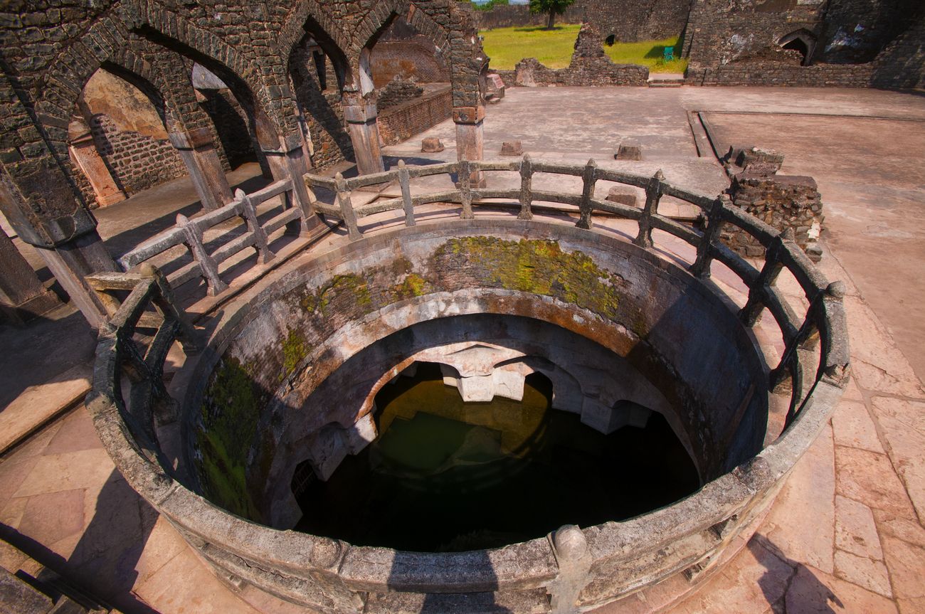 Remnants of Afghan architecture in Mandu, destroyed old city of Madhya Pradesh 