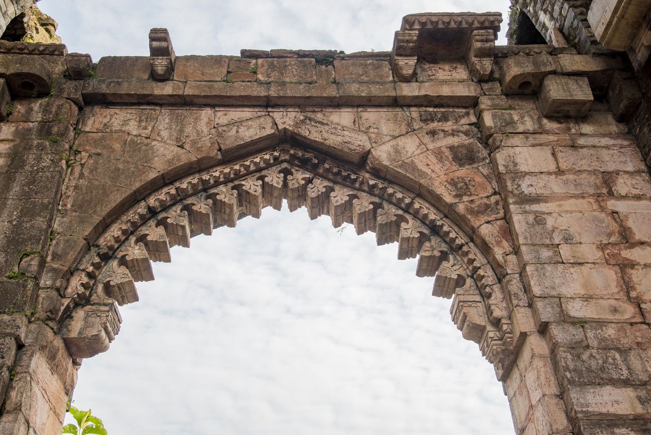 Dilli Darwaza also known as the arch of Delhi Gate. This arch is the primary entrance to Mandu in Madhya Pradesh, the momentous, derelict city 