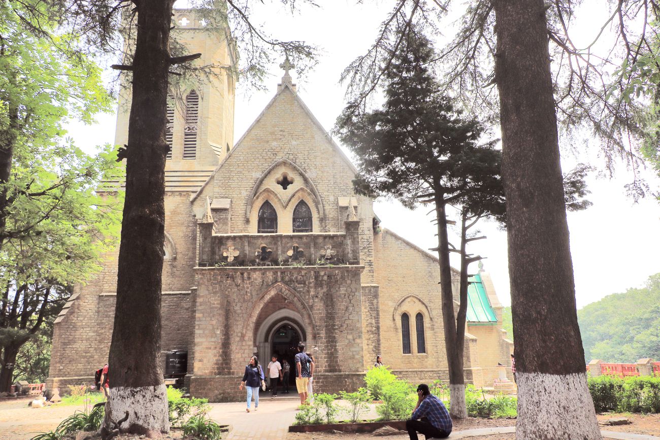 The British-era Christ Church in Kasauli features the classical Gothic architecture and stained-glass windows which still attract visitors to this day