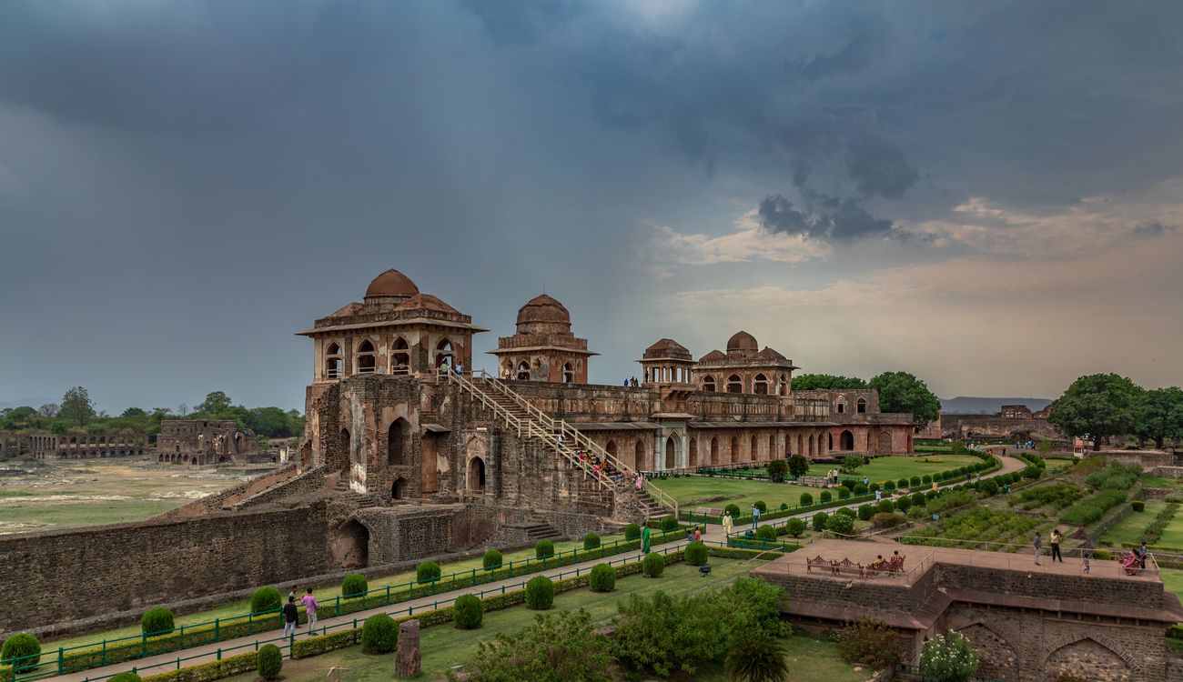 Mandu’s Jahaz Mahal or Ship Palace, Madhya Pradesh, India