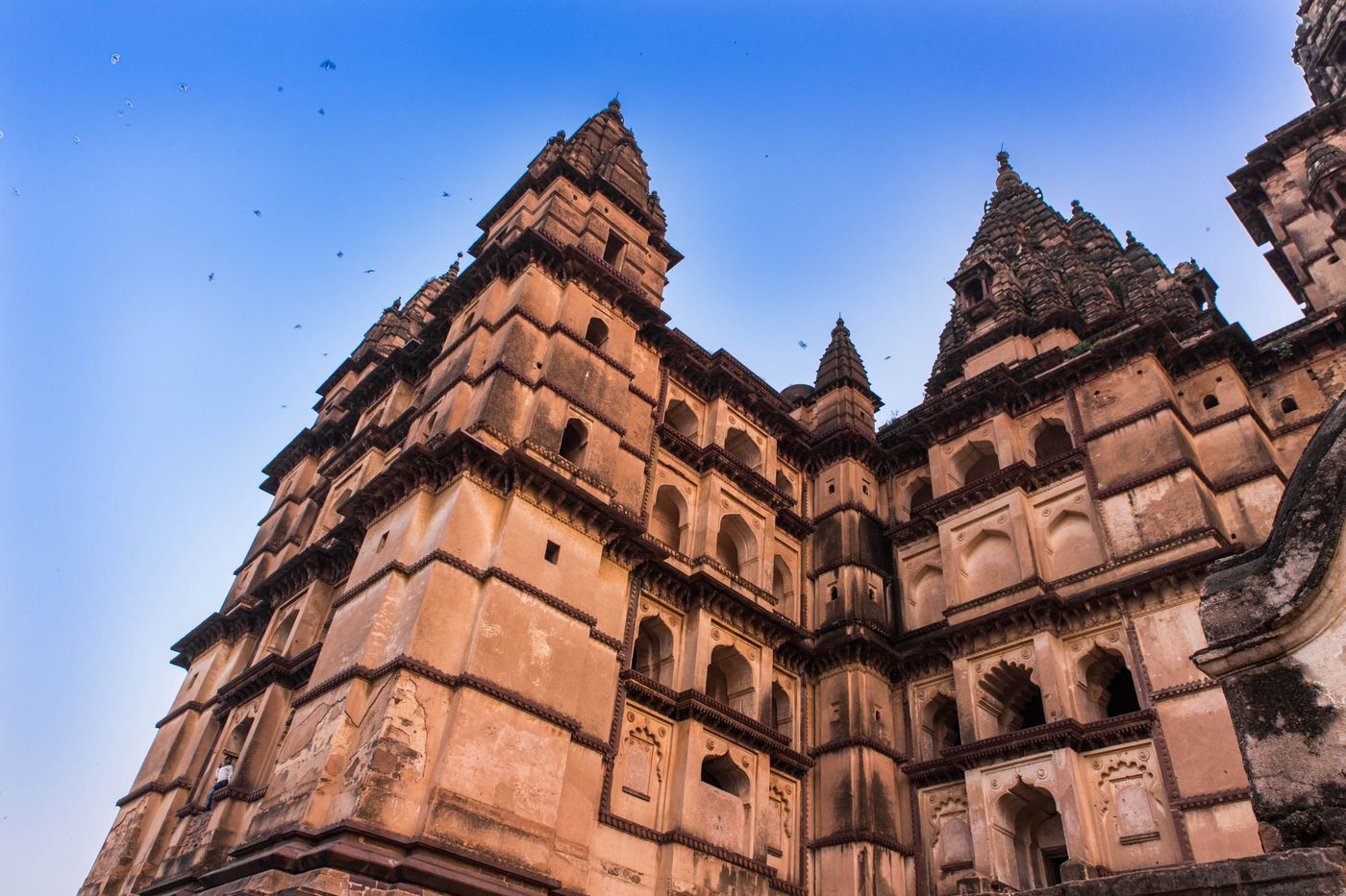 Raja Madhukar constructed the Chaturbhuj Temple between the years 1558 and 1573. It has one of the most magnificent ancient architectural designs. This temple is dedicated to Vishnu, Orchha 