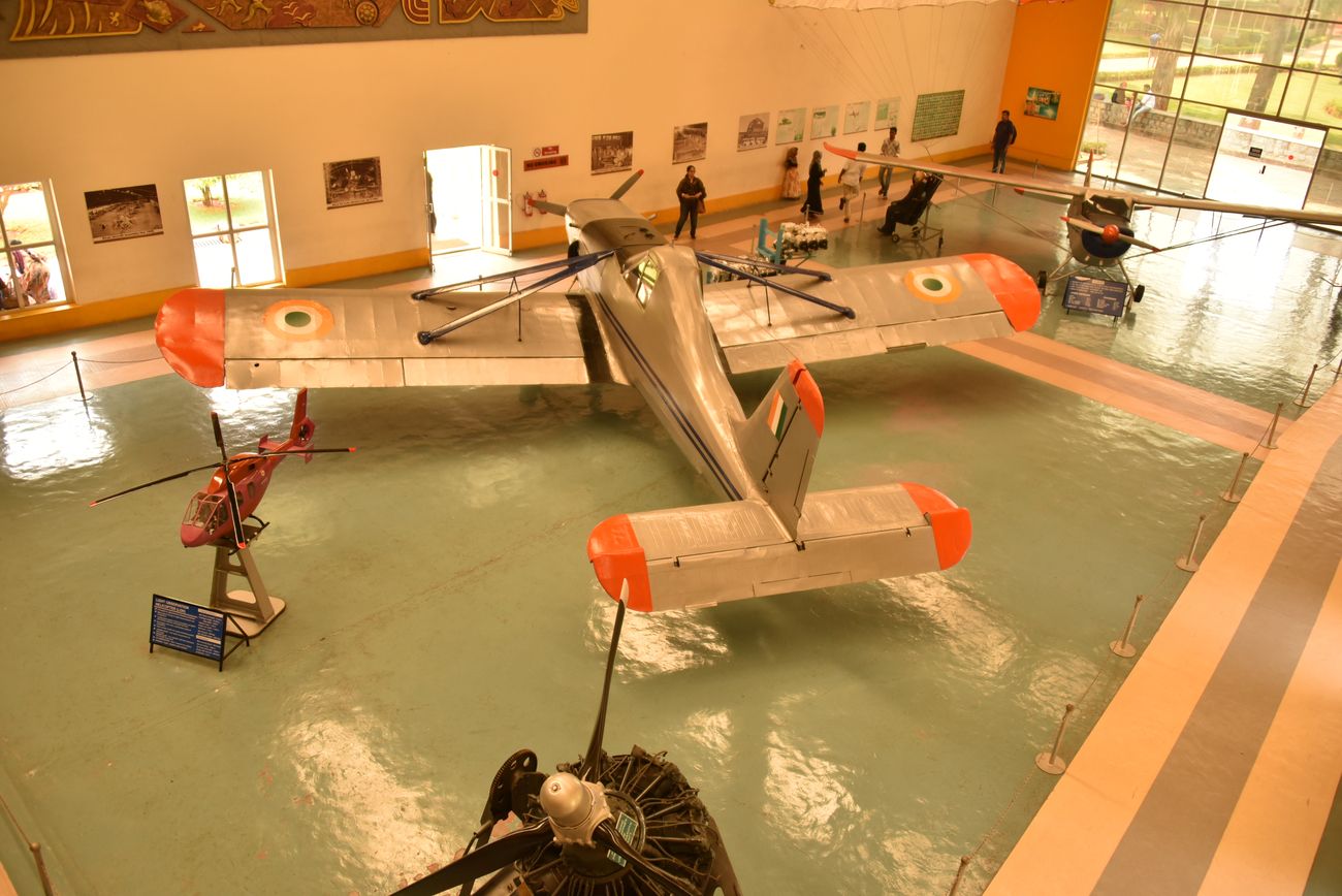 A beautiful sight of HAL Heritage Centre and Aerospace. It is the first of its kind in India established in 2001 and is situated at the intersection of HAL Old Airport Road & Basavanagar Road, Bangalore