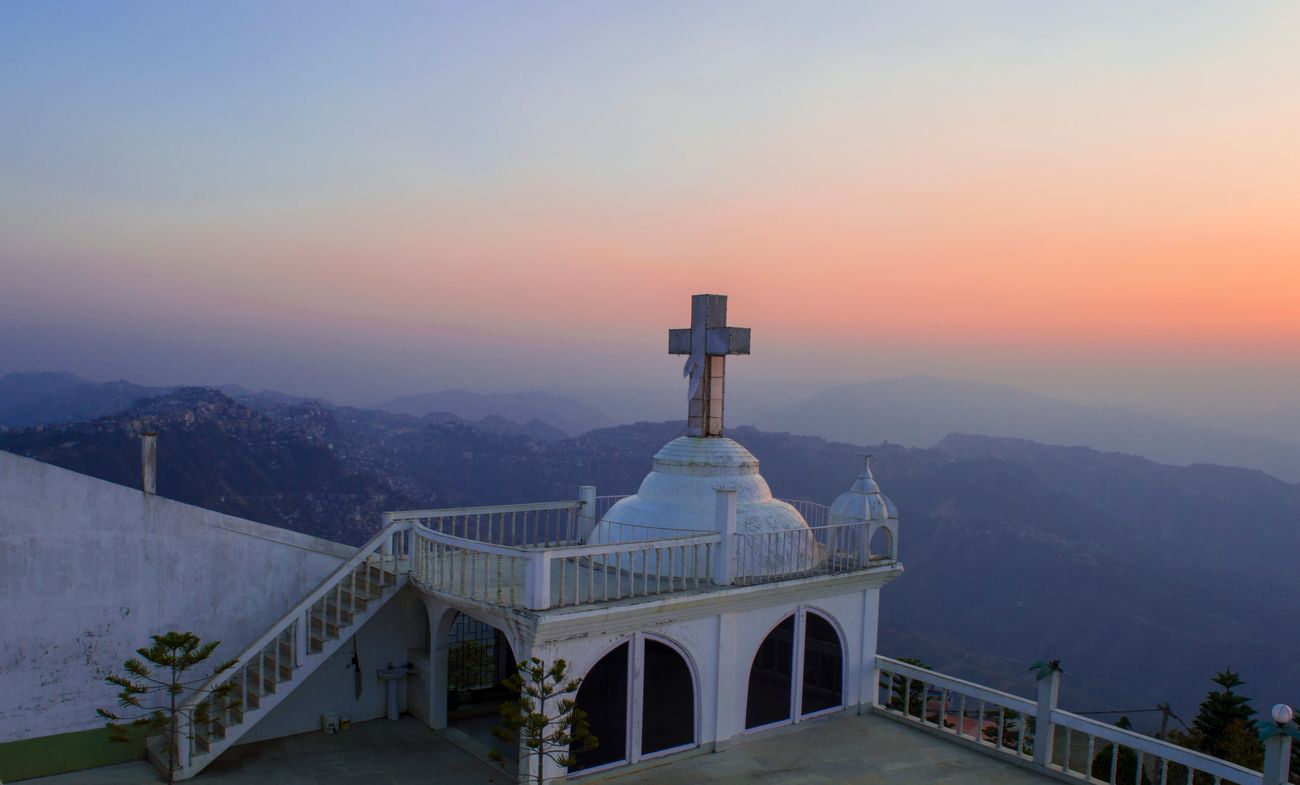 A small church similar to Mizo Taj Mahal in traditional architectural style, another monument telling the tale of eternal love