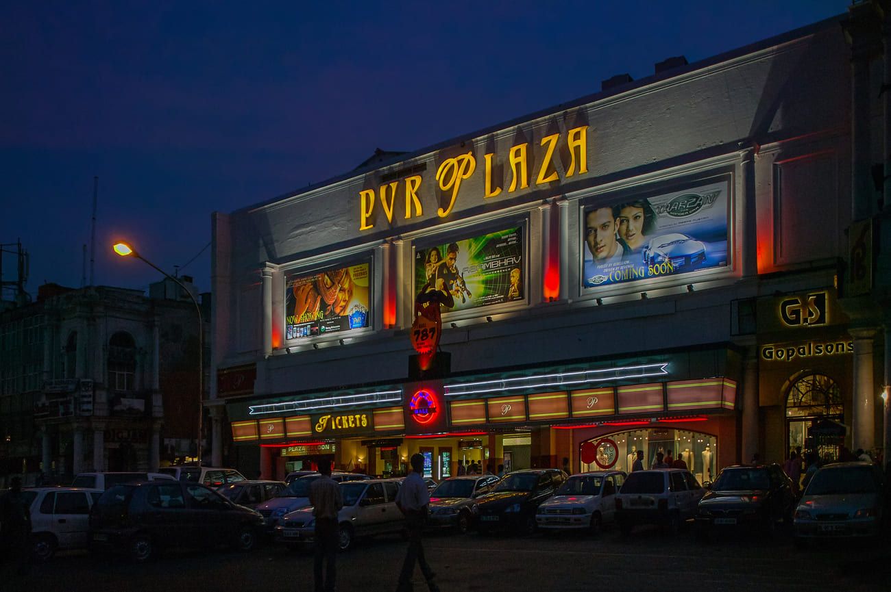 Cinema Plaza at Connaught Place, New Delhi, India © Anil D