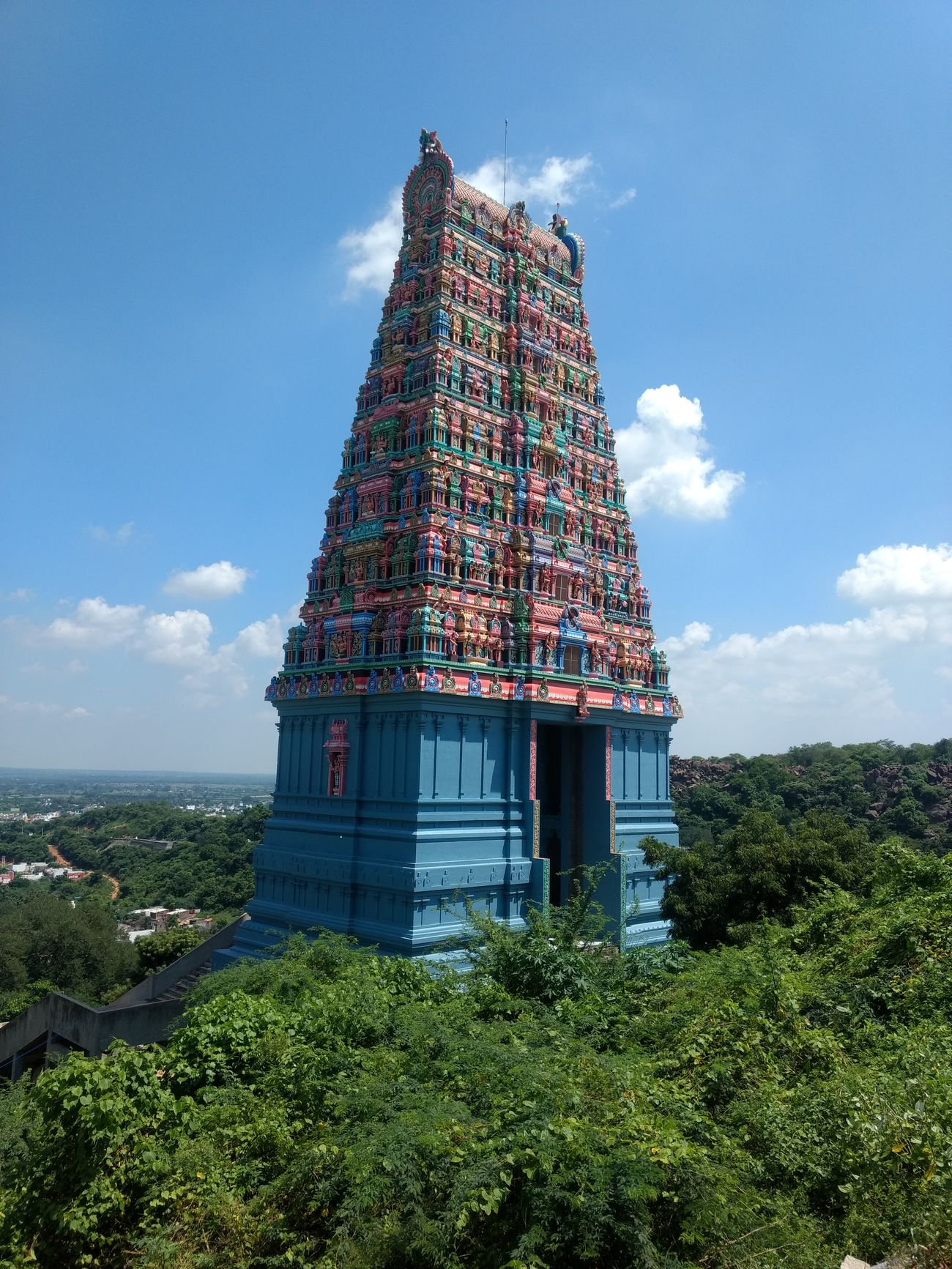 The intricately carved, colorful detail of the Tiruttani Subramanya Temple will blow the mind