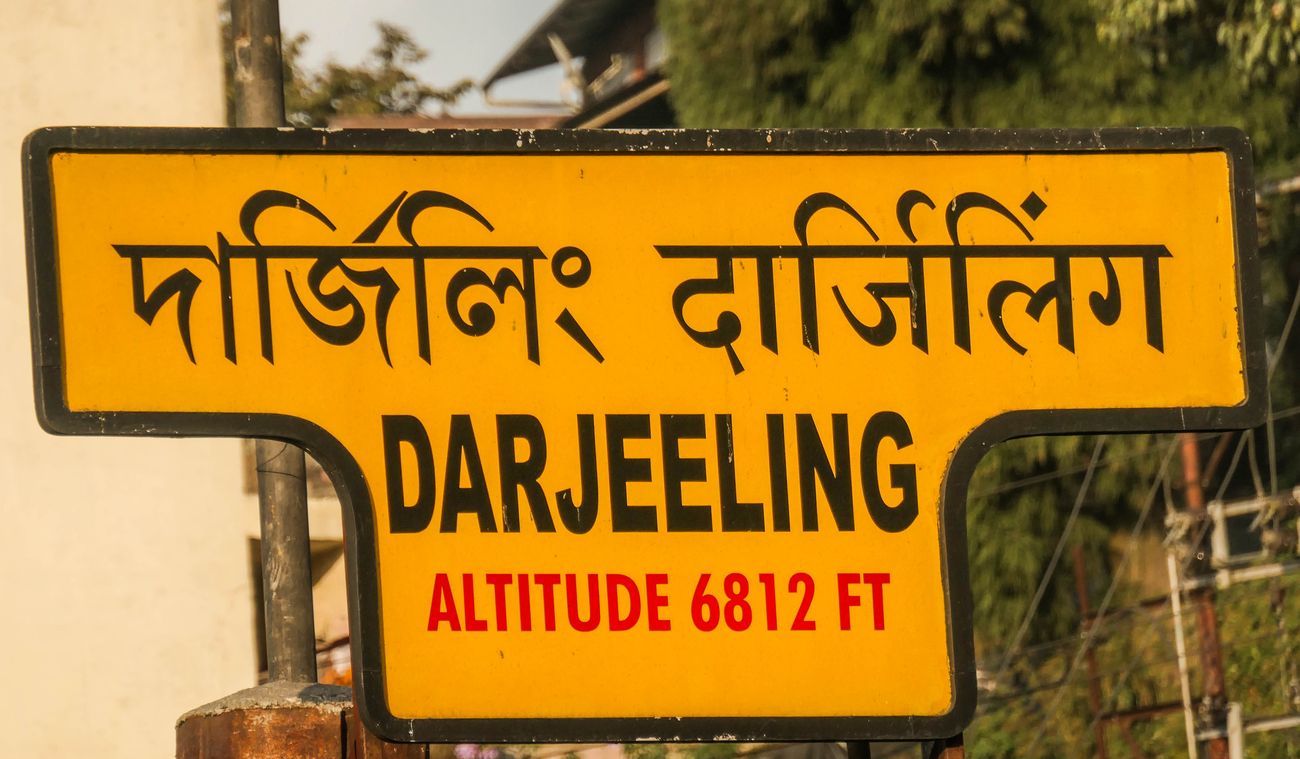 The Darjeeling railway station is an important railway junction that connects the North East of India, and is situated at a height of 6,812 feet or 2,076 metres, making for a beautiful train journey 