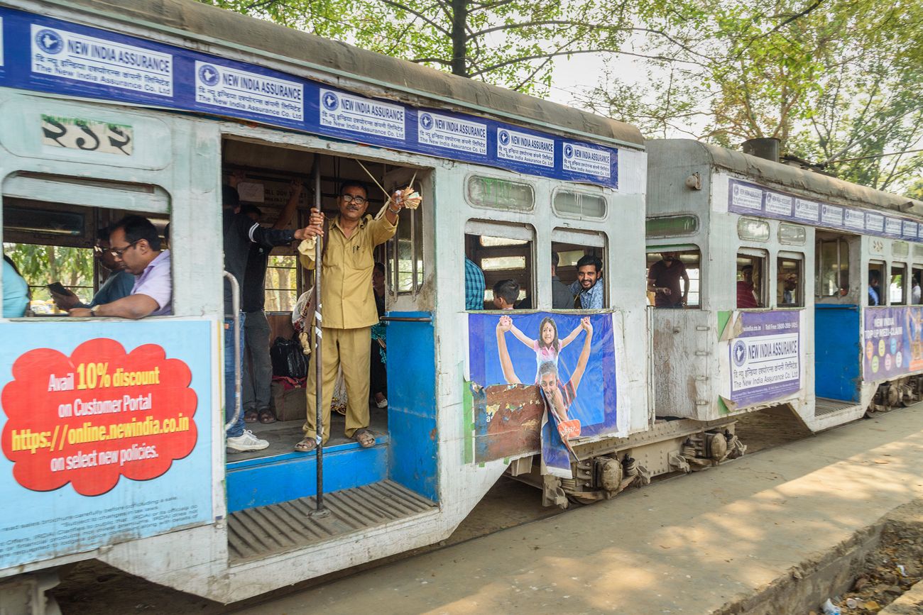 Historic trams are still the lifeline in Kolkata. Hop a tram for the quintessential Kolkata experience. Kolkata's trams have been running through the busy streets of the city since 1902 