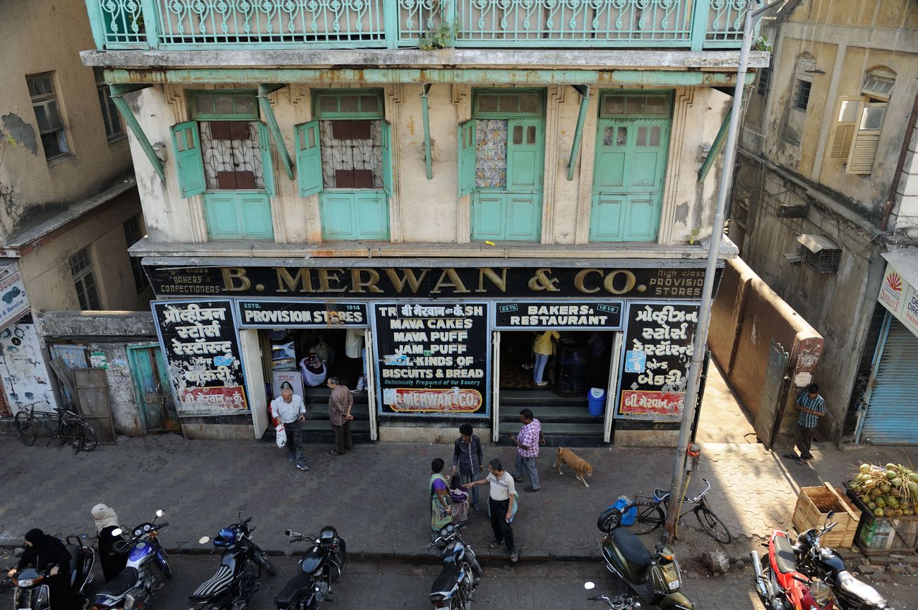 The B. Merwan & Co. at Grant Road, Mumbai is an Irani Bakery that is a hundred years old, being established in 1914