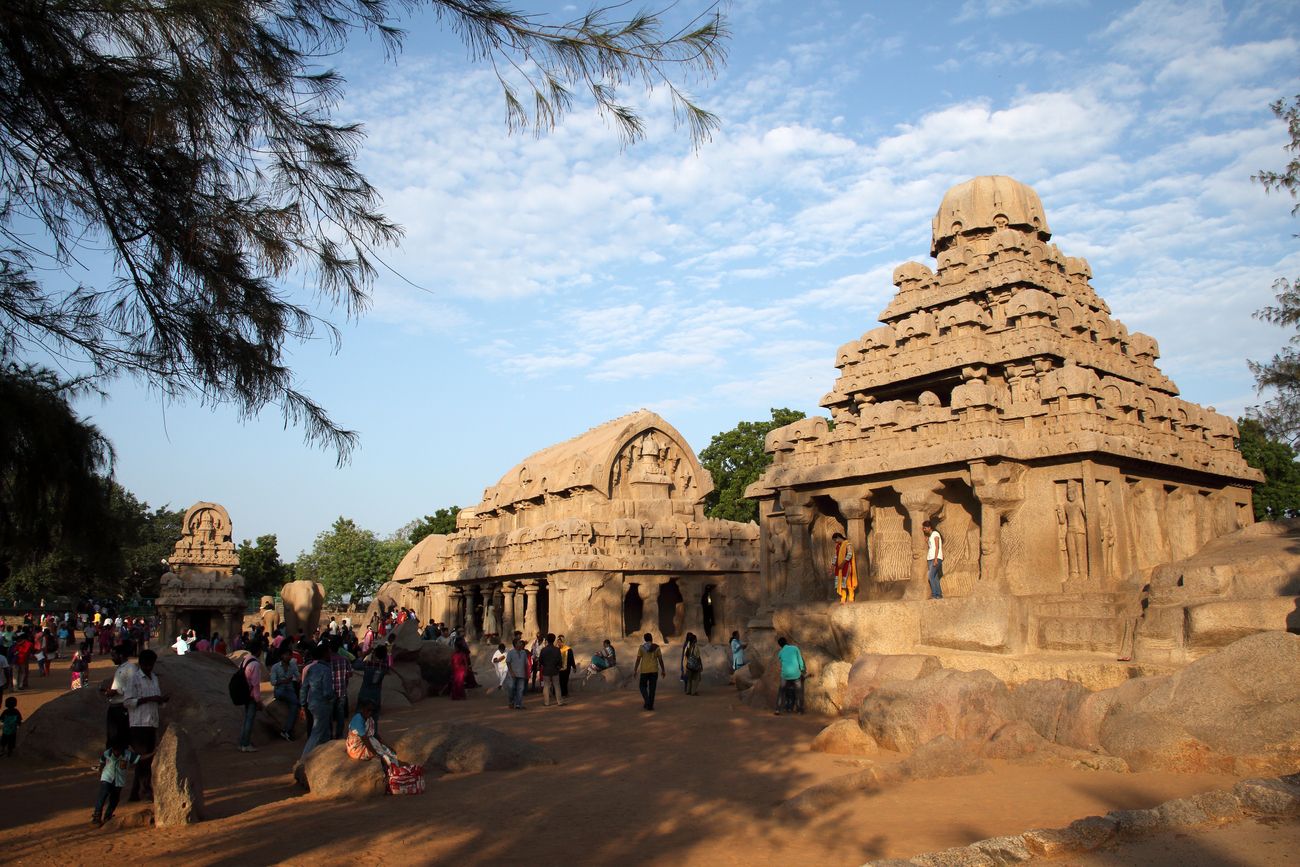 This World Heritage Complex consisting of five monolithic rock-cut Pancha Ratha Temples is a famous tourist destination