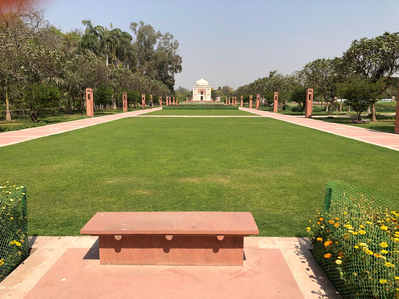 The landscape of the sixteenth century Sunder Nursery that stands adjacent to Humanyun’s Tomb in New Delhi 