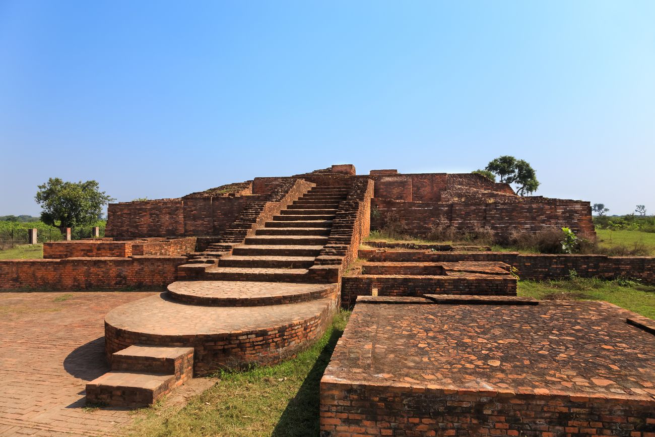 The Anathapindika Stupa, also known as Kachchi Kuti, in Shravasti, Uttar Pradesh in India