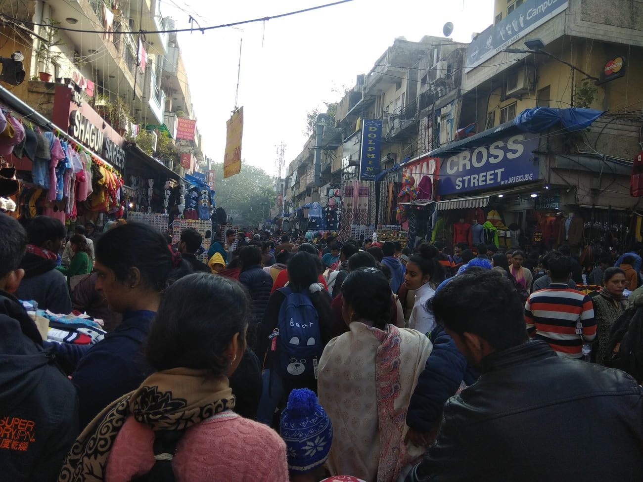 The famous Sarojini Nagar Market in Delhi. Use your bargaining skills in Sarojini Nagar to obtain imitation brand name garments at the very best prices