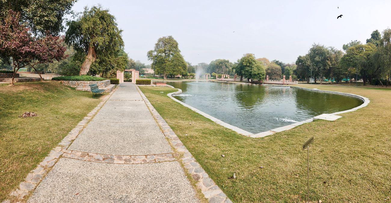 The newly-restored Sunder Nursery features Delhi’s first arboretum, a lake and flower gardens 