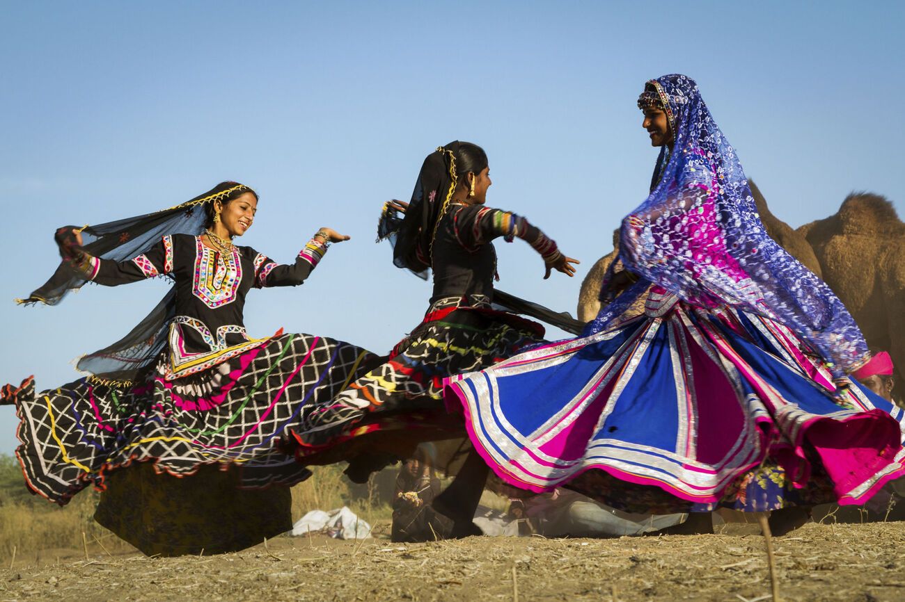 kalbelia folk dancers pushkar fair