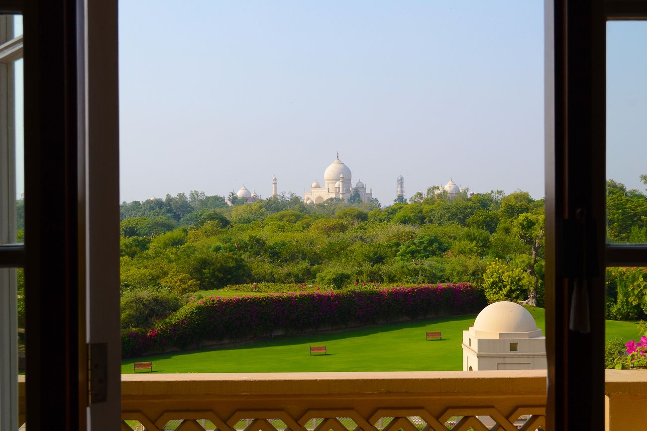 hotel amarvila with every room offer view of taj mahal