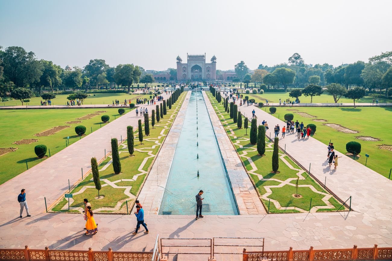 charbagh gardens of paradise taj mahal