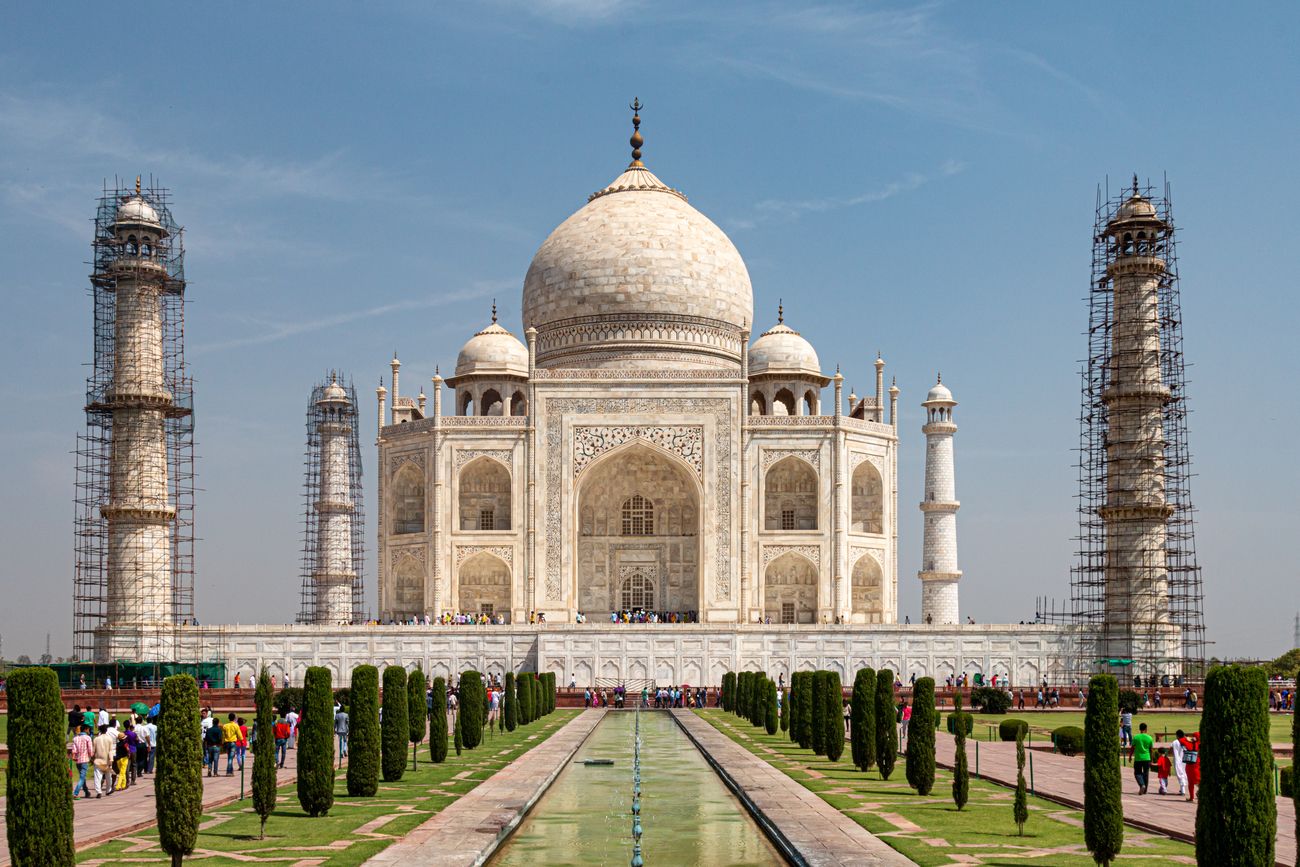 cleaning taj mahal mud pack