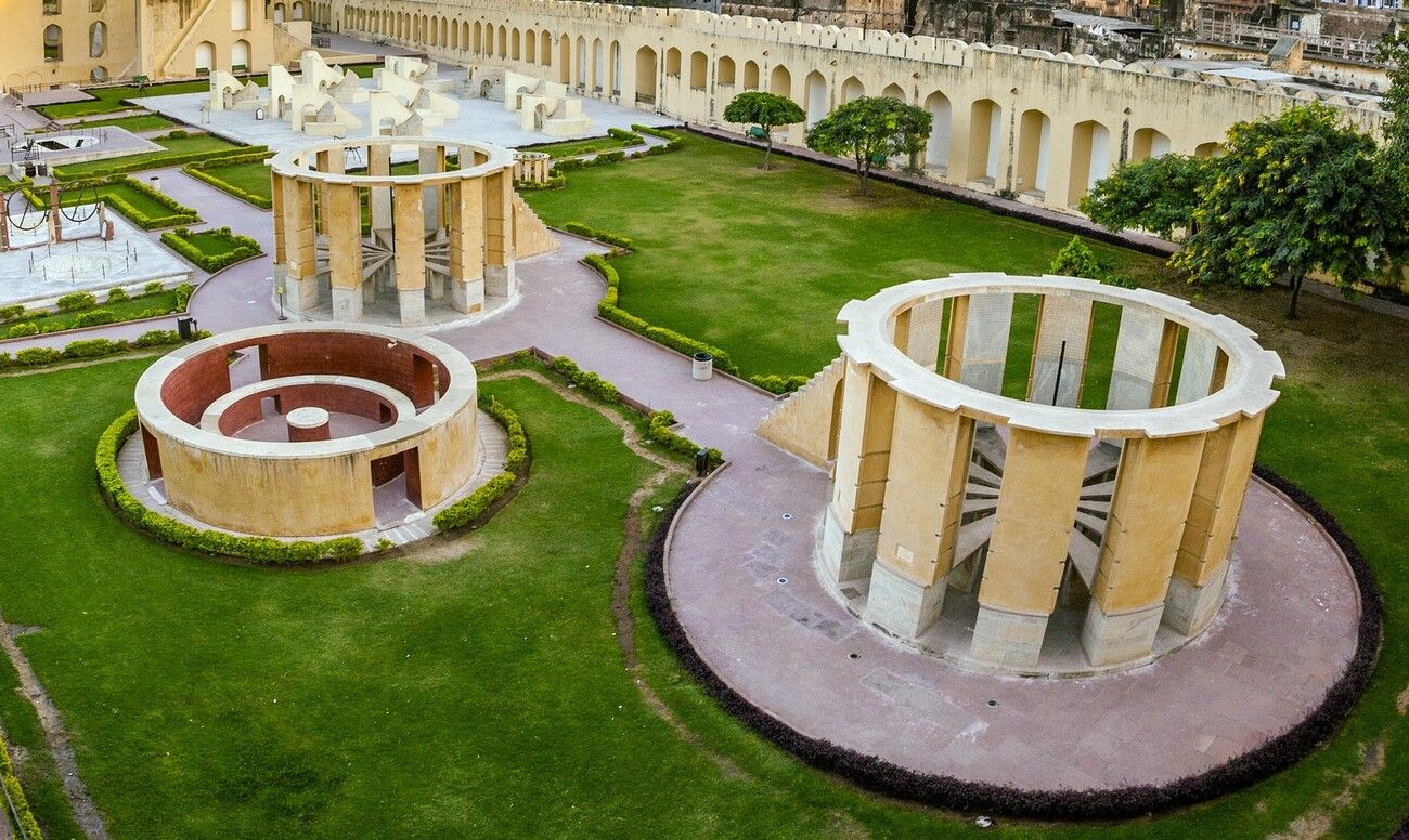 Jantar Mantar, the assembly of astrological instruments