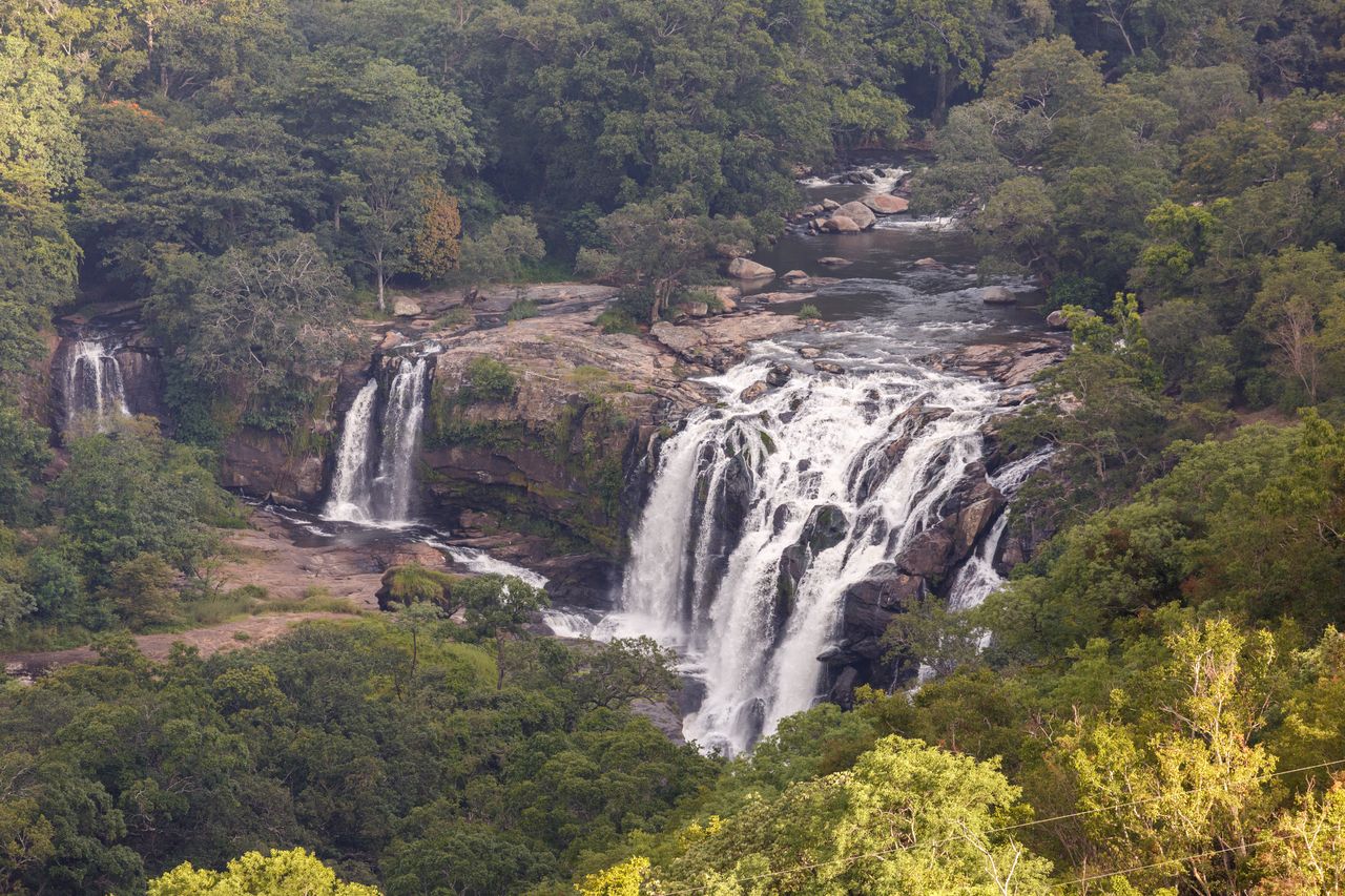 Waterfalls in Chinnar wildlife sanctuary,