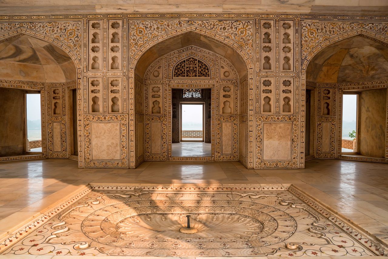 Interior of the Golden Pavilion in the Jasmine Tower