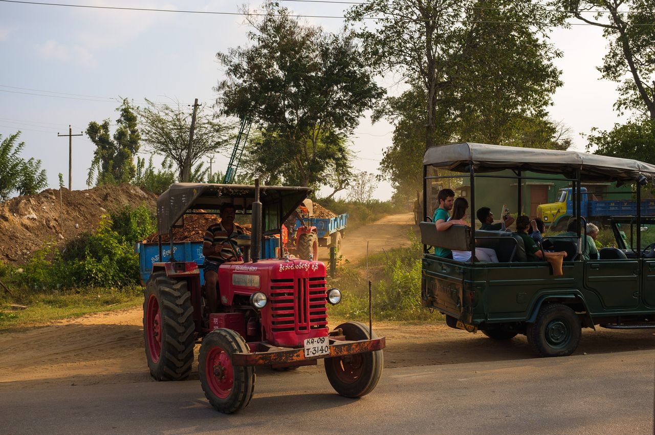 tourist tractor Nagarhole National Park