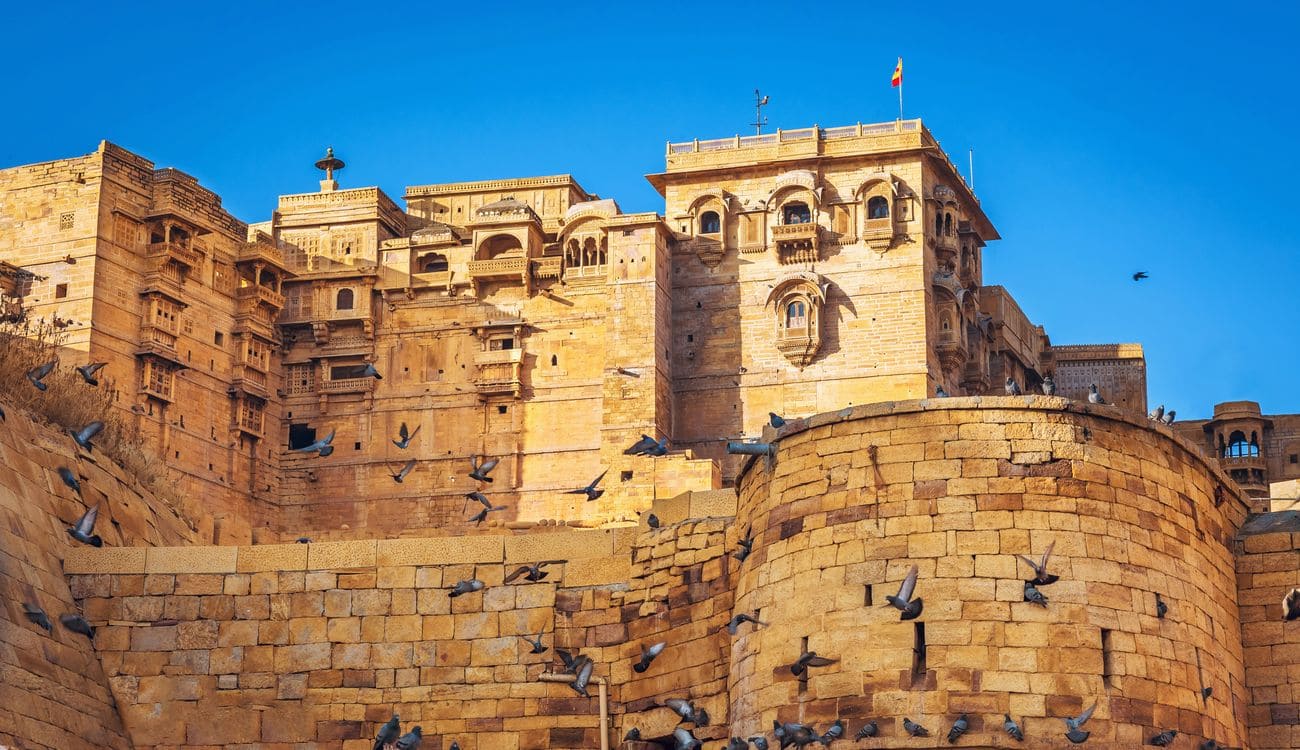 he grand Jaisalmer Fort