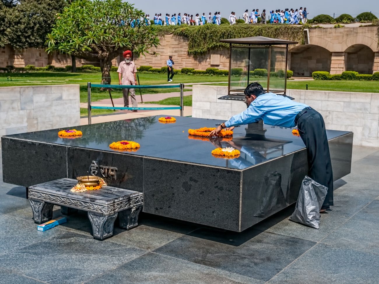 the memorial of Mahatma Gandhi in delhi