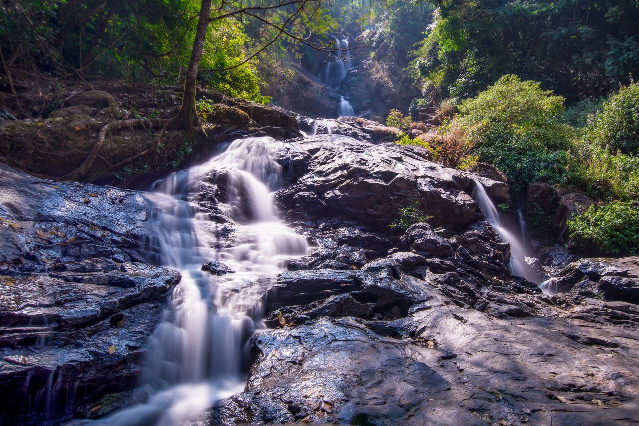 Irupu Falls during Nishani Motte Trekking in Coorg - Photo by Kajin- Shutterstock