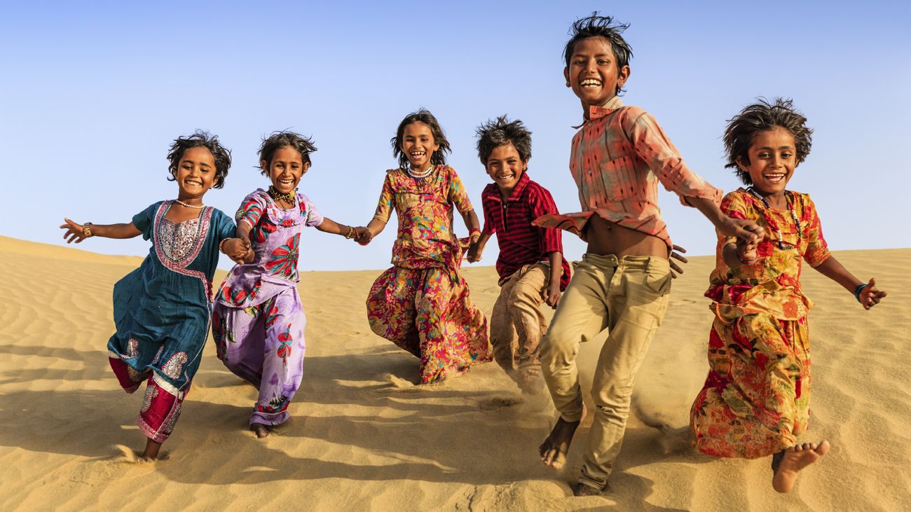 kids in jaisalmer