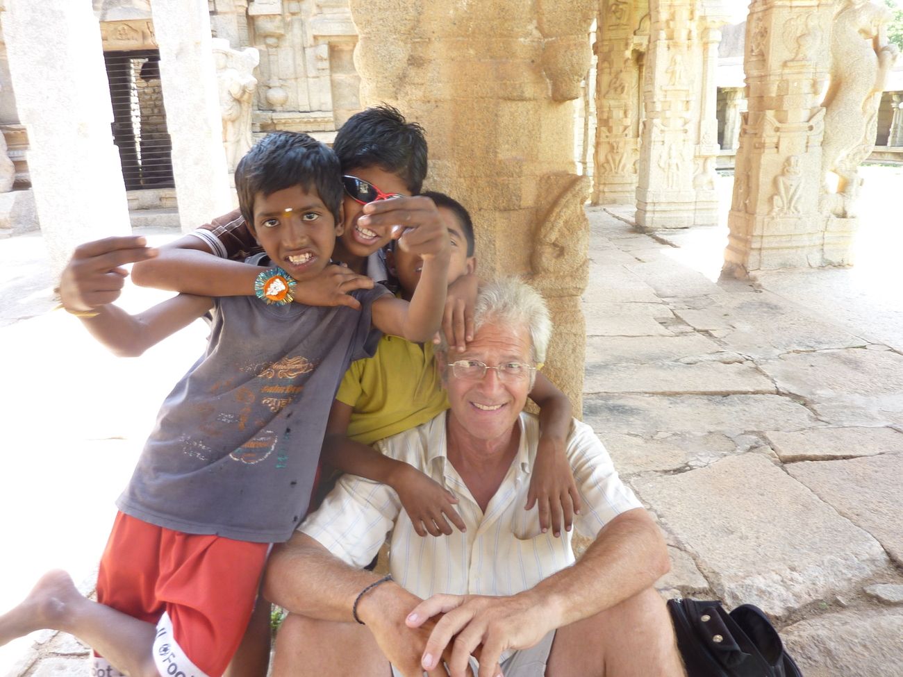 nick in hampi india travel journal