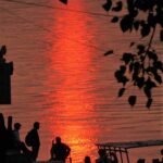 Sunset in Rishikesh
