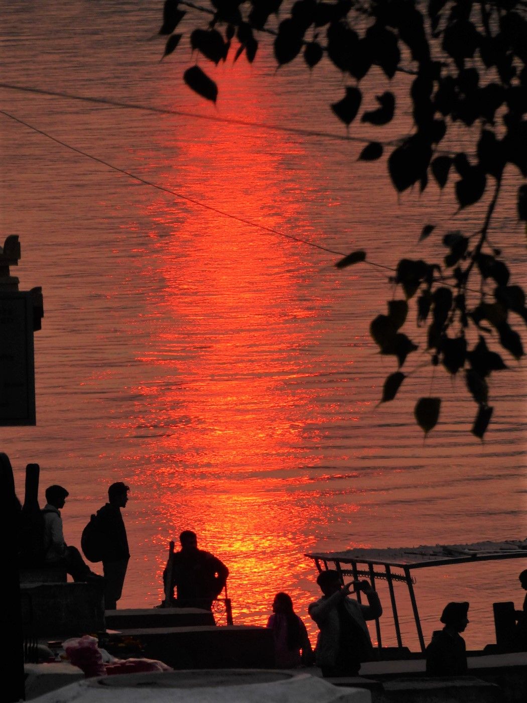 Sunset in Rishikesh