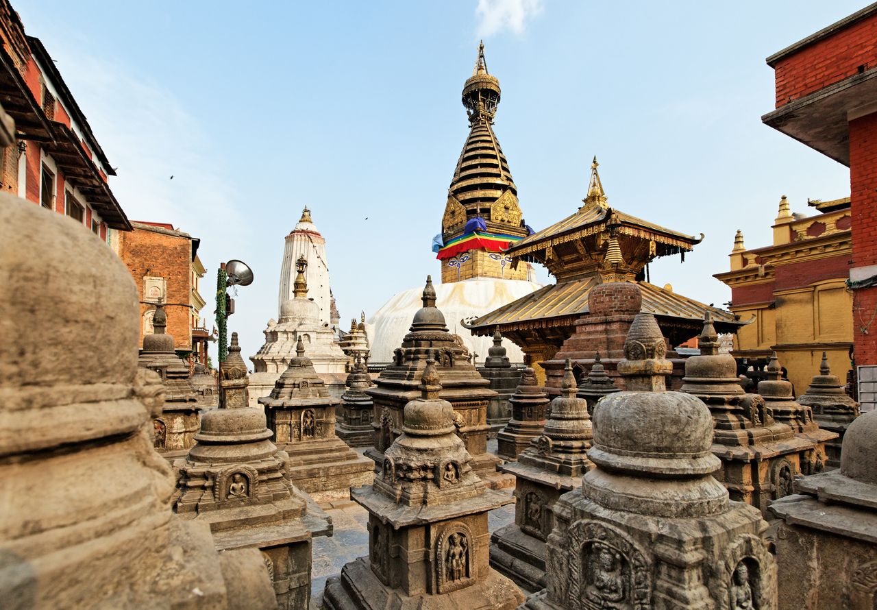 monkey temple swaymbhunath kathmandu