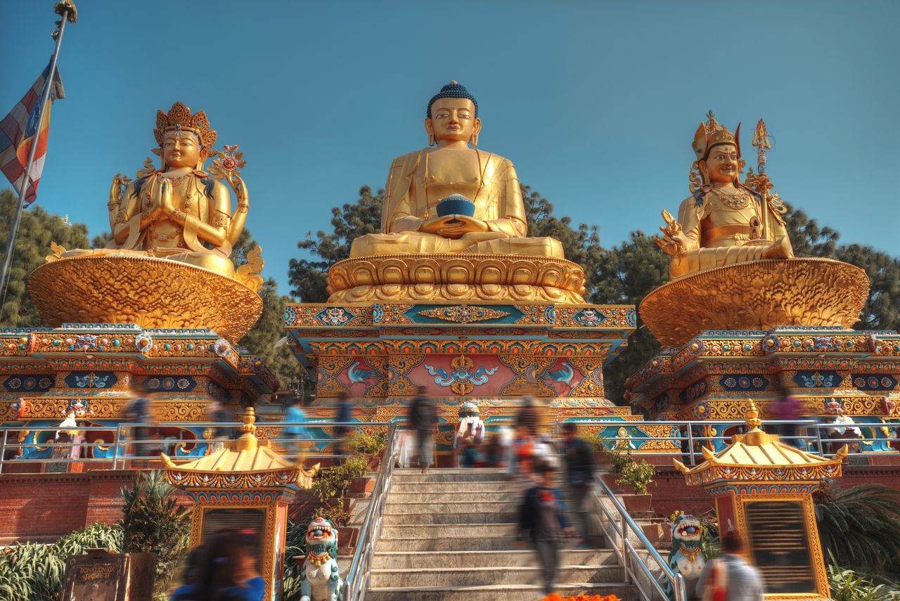 Golden Buddha in Kathmandu