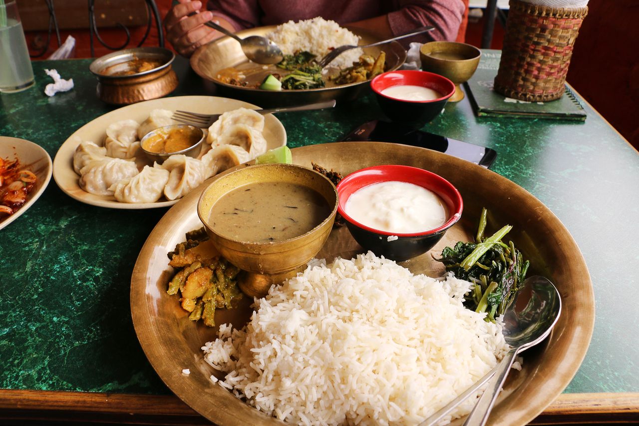 Nepali Dal Bhat, Thamel Kathmandu