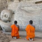 Buddhist monks polonnaruwa Sri Lanka