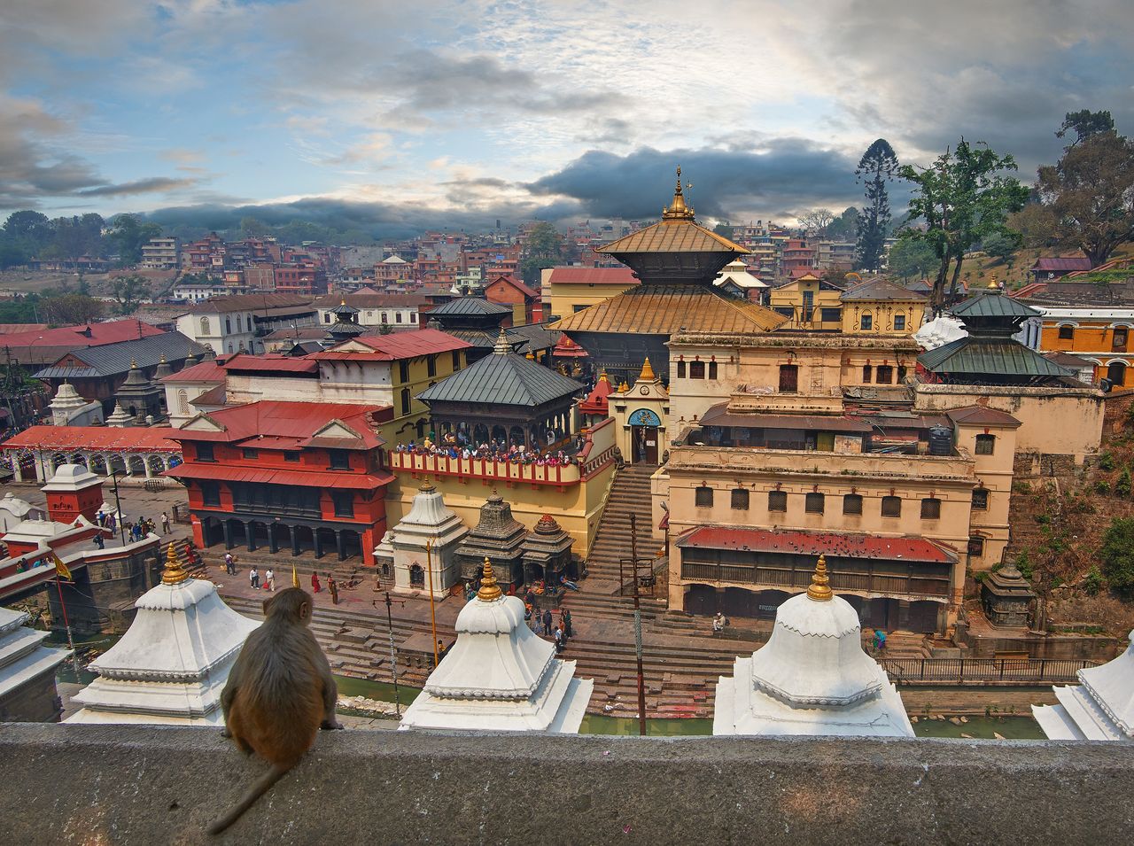 Pashupatinath Temple bank of bagmati river kathmandu