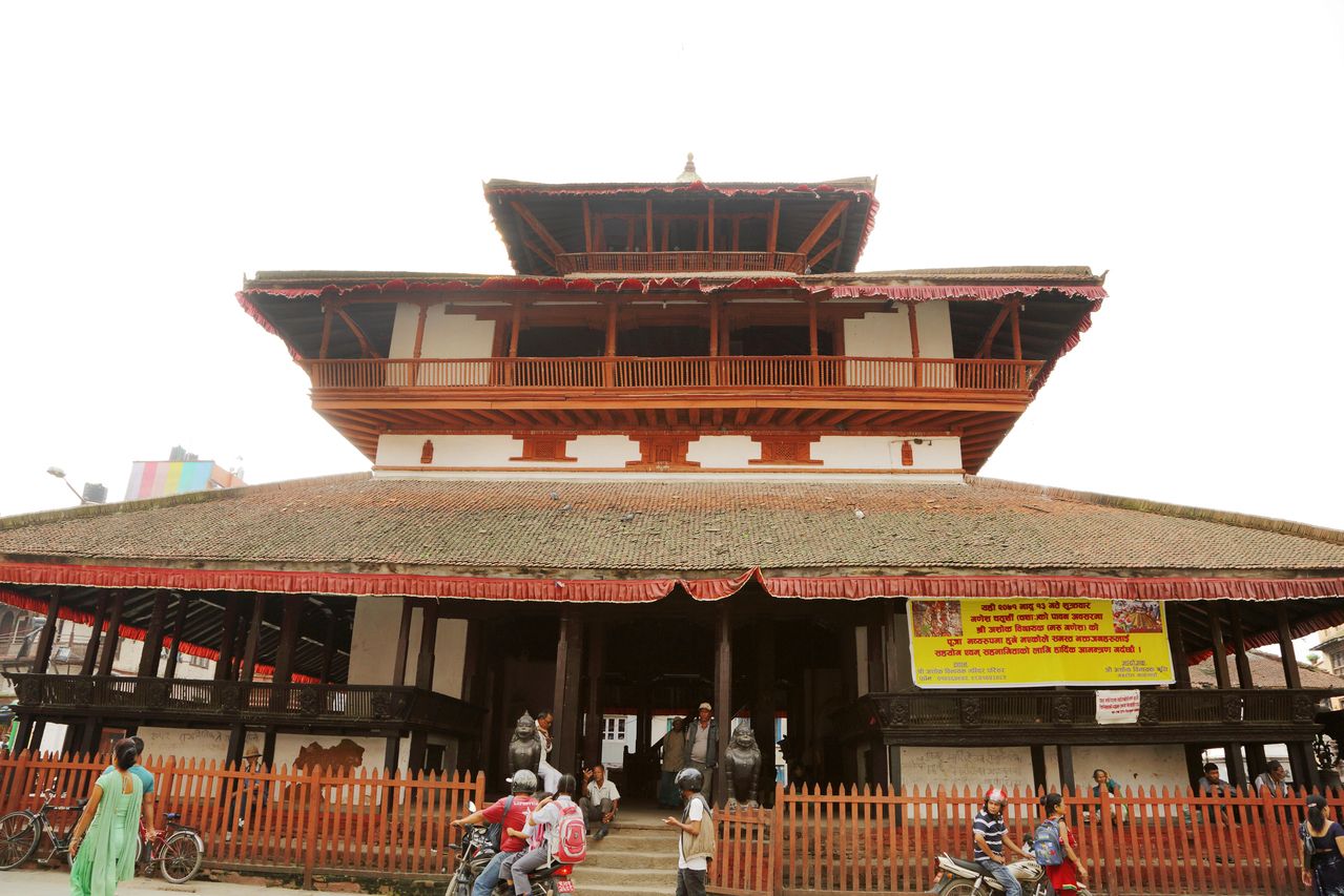 Kasthamandap temple in Hanuman Dhoka Durbar Square kathmandu